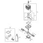 Crankcase, Cylinder for Stihl BG 55 Leaf Blower