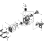 Crankcase Assembly for Wacker BH23-5000610377 (Petrol) Rev.102 Breakers