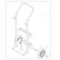 Cart Transportation Assembly for Wacker BH23-5000007894 (Petrol) Rev.109 Breakers