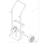 Cart Transportation Assembly-1 for Wacker BH55 5100004026 (Petrol 27x80) Rev.103 Breakers