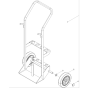 Cart Transportation Assembly-1 for Wacker BH55 5100004027 (Petrol 25x108) Rev.103 Breakers