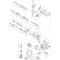 Main Assembly for Makita BHR242 Rotary Hammer Drill