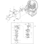 Carburetor and Cover Assembly for Makita BHX2501 Leaf Blower