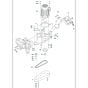 Motor Assembly for Husqvarna BLASTRAC 1-10DS Concrete Shot Blaster