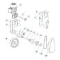 Drive Assembly for Husqvarna BLASTRAC EBE 350 Steel Shot Blaster