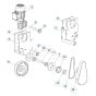 Drive Assembly for Husqvarna BLASTRAC EBE 350EX Steel Shot Blasters