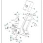 Frame Assembly for Husqvarna BLASTRAC 1-8DPF40 Concrete Shot Blasters