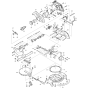 Main Assembly for Makita BLS820 Mitre Saw