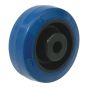 3" Blue Rubber Castor Wheel Only