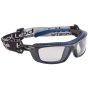 BOLLE Baxter Safety Glasses Platinum CE Lenses c/w Wrap-around Frame Clear