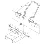 Steering Handle Assembly for Bomag BP 10/36 Compactors