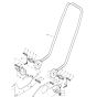 Steering Handle Assembly for Bomag BP 15/45 D-2 Compactors