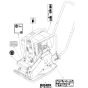 Decals 101630861001-101630861311 Assembly for Bomag BP 18/45 D-2 Compactors