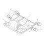 Base Plate (101230442001-101230449999) Assembly for Bomag BP 20/50 Compactors