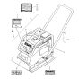 Decals Assembly for Bomag BP 20/53 Compactors