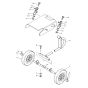 Transport Wheels Assembly for Bomag BP 20/53 Compactors