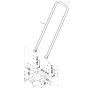 Steering Handle (101220601792-101220602051) Assembly for Bomag BP 6/30 Compactors