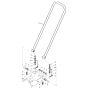 Steering Handle (101220601621-101220601791) Assembly for Bomag BP 6/30 Compactors