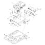 Baseplate, Console Assembly for Wacker BPS2550A Plate Compactor