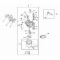 Carburettor Assembly for Wacker BPS2550A Plate Compactor