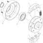 Centrifugal Clutch Assembly for Wacker BPU2950A 5000007962 (Petrol) Rev. 100 Reversible Plate Compactors