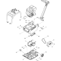 Vibratory Plate Assembly for Wacker BPU3050 5000008955 (Petrol) Rev. 104 Reversible Plate Compactors