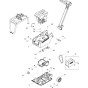 Vibratory Plate Assembly for Wacker BPU3050A 5000008763 (Petrol) Rev. 108 Reversible Plate Compactors