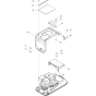 Upper Mass Assembly-2 for Wacker BPU3545A 5000008783 (Petrol) Rev. 109 Reversible Plate Compactors