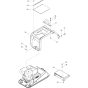 Upper Mass Assembly-2 for Wacker BPU5045A 5000008545 (Petrol) Rev. 109 Reversible Plate Compactors