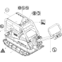 Labels for Wacker BPU5545A 5000610346 (Petrol) Rev. 101 Reversible Plate Compactors