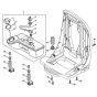 Fuel Tank, AV System for Stihl BR 450, BR 450 C Leaf Blower