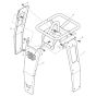 Steering Handle Assembly for Bomag BR90 Plate Compactors