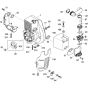 Engine Assy for Wacker BS50-2 Later (Walbro, Auto Choke Carb) Rammer