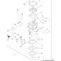 Fixed Jet Carburetor Assembly for Wacker BS52Y Trench Rammers