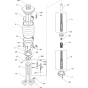 Guide Cylinder Assembly for Wacker Neuson BS60-2 (Tillotson Carb) Trench Rammer