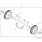 Wheel Kit Assembly fits WM90 Engine for Wacker Neuson BS60-4 Trench Rammer