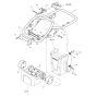 Steering Handle (S/N 101541556395-101541559999) for Bomag BT65 Rammers