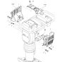 Protection Plate (S/N 101540581001-101540581833) for Bomag BT65/4 Rammers