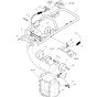 Steering Handle (S/N 101540581421-101540589999) for Bomag BT65/4 Rammers