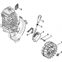 Ignition System Assembly for Stihl BT131 Earth Auger