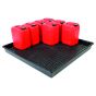 Drum Drip Tray fits 16 x 25L Drum 120 x 120 x 12cm w/ Removable Grid Base