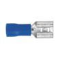 Push-On Terminal 6.3mm Female Blue Pack of 100 Sealey Part No. BT20