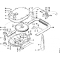 Gear Housing, Handle Frame Assembly for Stihl BT309 Earth Auger