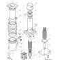 Spring and Guide Unit Assembly for Bomag BT60 e Rammers