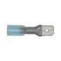 Heat Shrink Push-On Terminal 6.3mm Male Blue Pack of 25 Sealey Part No. BTSPM25