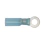 Heat Shrink Ring Terminal Dia.6.4mm Blue Pack of 25 Sealey Part No. BTSR2564