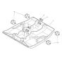 Base Plate Assembly for Bomag BVP12/50 Forward Compactor