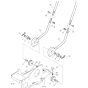 Steering Handle Assembly for Bomag BVP18/45 Forward Compactor