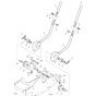 Steering Handle Assembly for Bomag BVP18/45D Forward Compactor