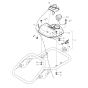 Fuel Tank (101541241129-101541241599) Assembly for Bomag BVT65 Rammer